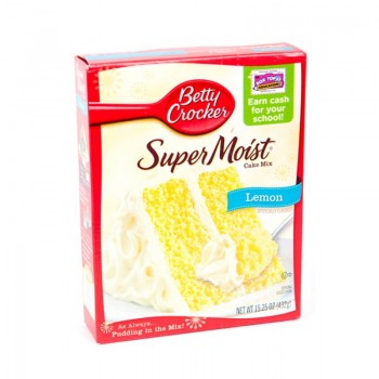 Betty Crocker Super Moist Lemon Cake Mix 15.25 OZ (432g) 12 Packungen AUSVERKAUFT